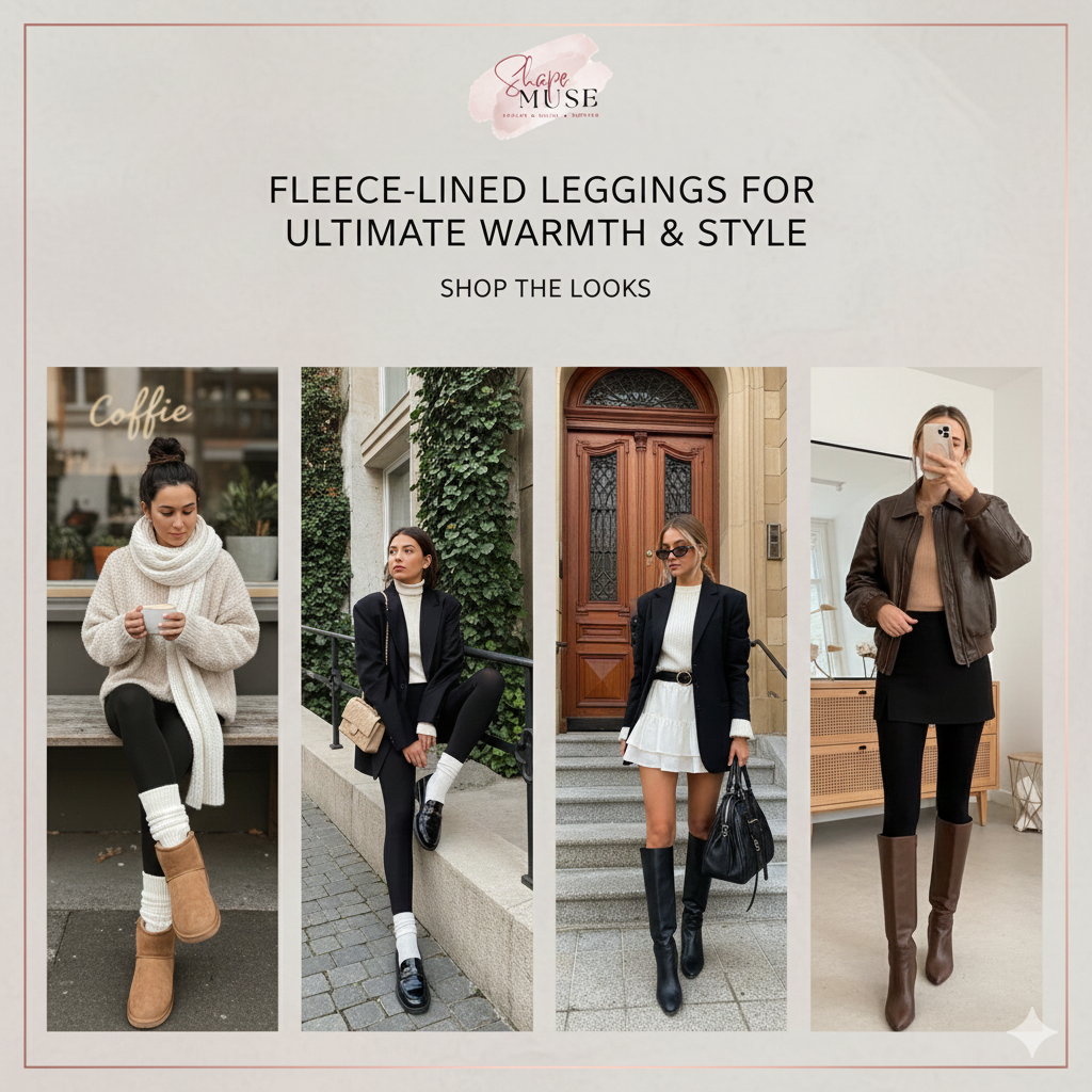 Viral One-Seam Fleece-Lined Shaping Leggings eprolo