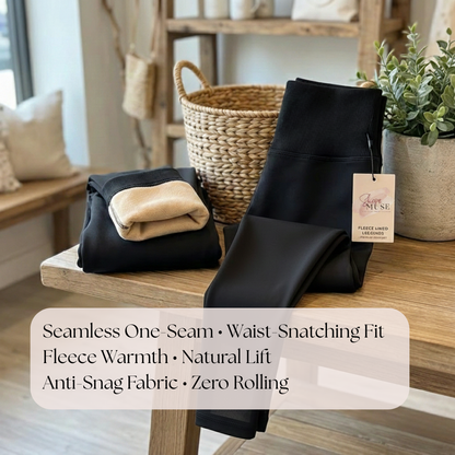 Viral One-Seam Fleece-Lined Shaping Leggings eprolo